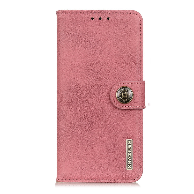 For LG K52 / K62 / Q52 KHAZNEH Cowhide Texture Horizontal Flip Leather Case with Holder & Card Slots & Wallet