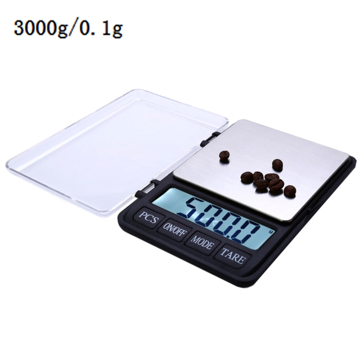 XY-8007 3.5 inch Display High Precision Electronic Scale  (0.1g~3000g), Excluding Batteries