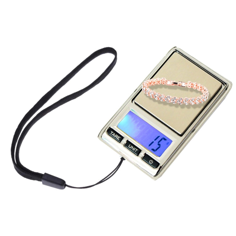 Portable Super Mini High Precision Electronic Diamond Jewelry Palm Scale  (0.01g~200g), Excluding Batteries