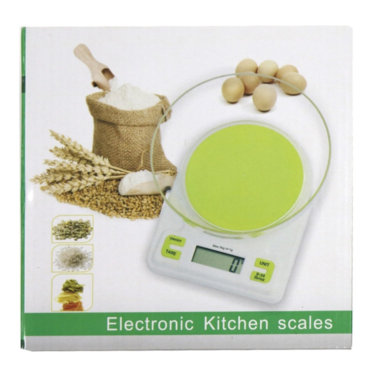 K001A 5000g x 1g Digital Electronic Kitchen Cooking Gram Scale,Measuring Food Weight