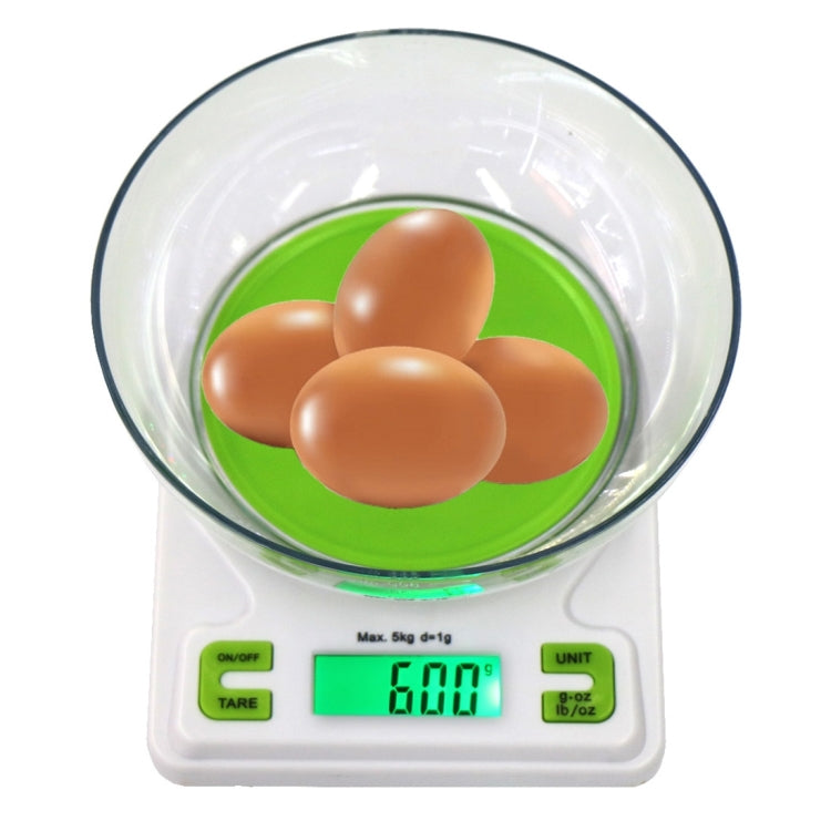 K001A 5000g x 1g Digital Electronic Kitchen Cooking Gram Scale,Measuring Food Weight