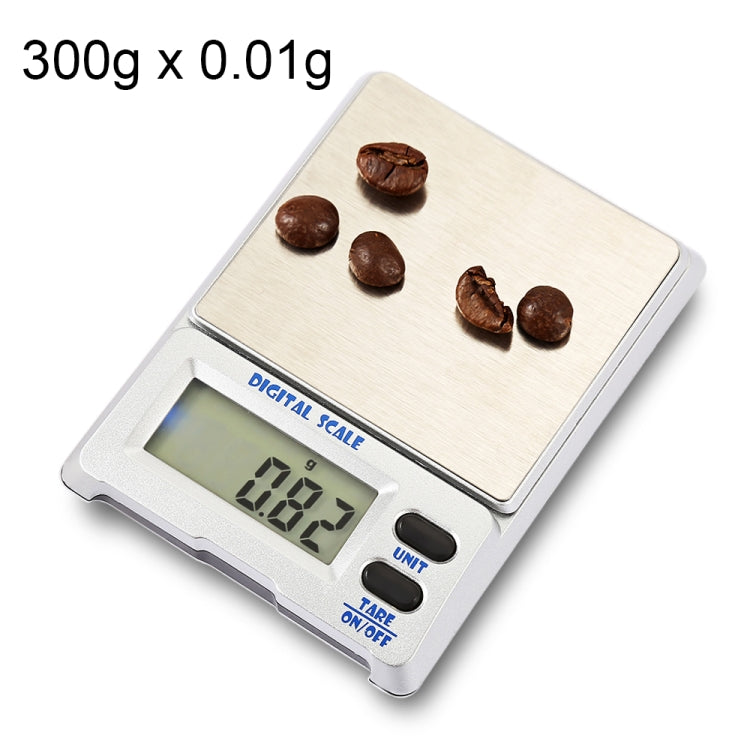 M-18 300g x 0.01g High Accuracy Digital Electronic Jewelry Scale Balance Device with 1.5 inch LCD Screen