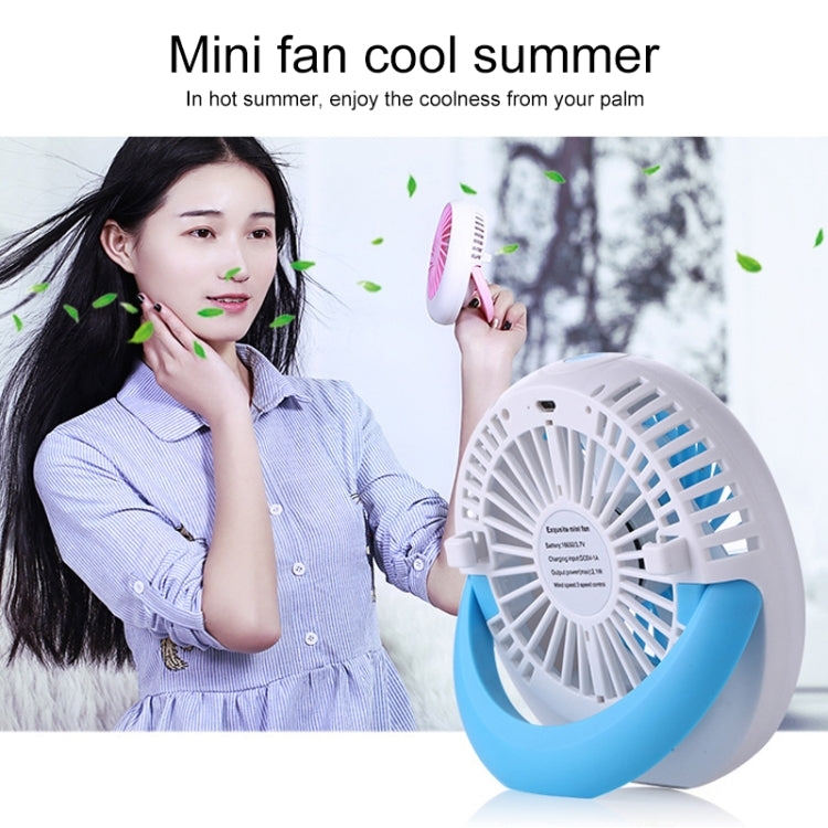 BD-812 Mini Portable Handheld USB Fan (Pink)