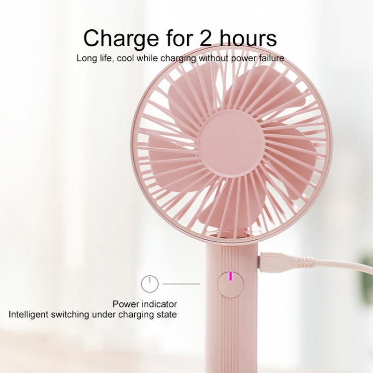 P8 Detachable Handheld Charging Fan with Makeup Mirror (Green)