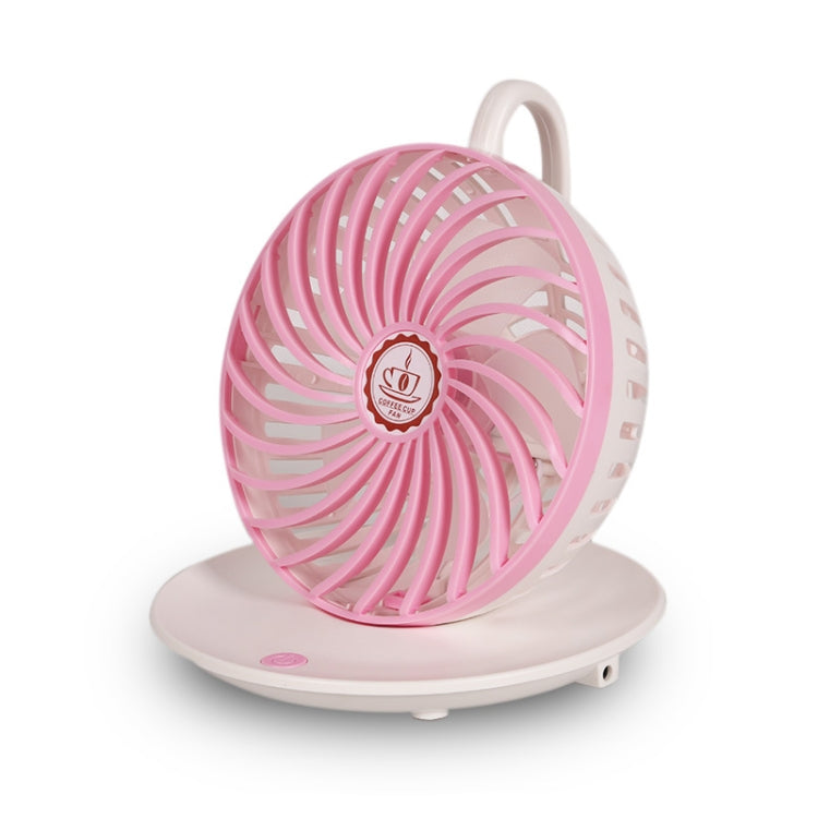BD-03 Coffee Cup Shape USB Charging Fan
