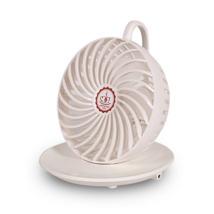 BD-03 Coffee Cup Shape USB Charging Fan