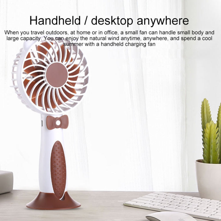 BD-1803 Happy Bear Handheld USB Fan (Blue)