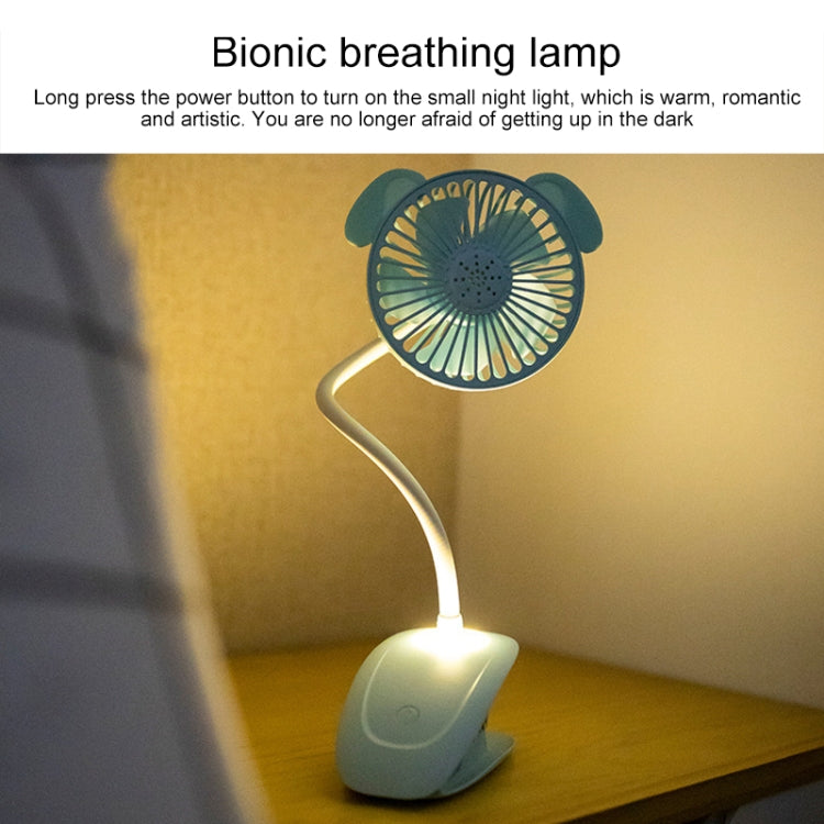 BD-JZ8 Naughty Dog Clip USB Plug Charging Fan