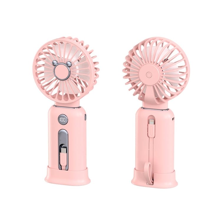 2 in 1 Portable Handheld Small Fan 10000mAh Fast Charge Power Bank