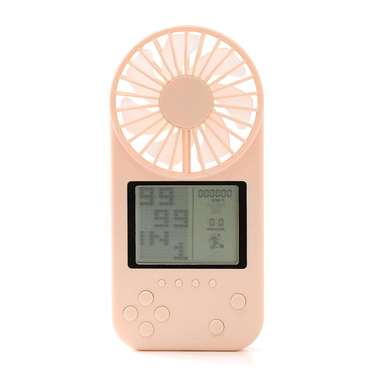 F2 Mini Handheld Game Electric Fan, with 3 Speed Control (Pink)