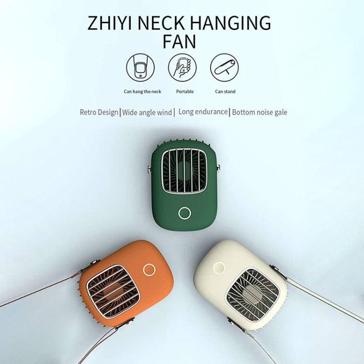 USB Charging Fan Portable Mini Hanging Neck Fan with 3 Speed Control