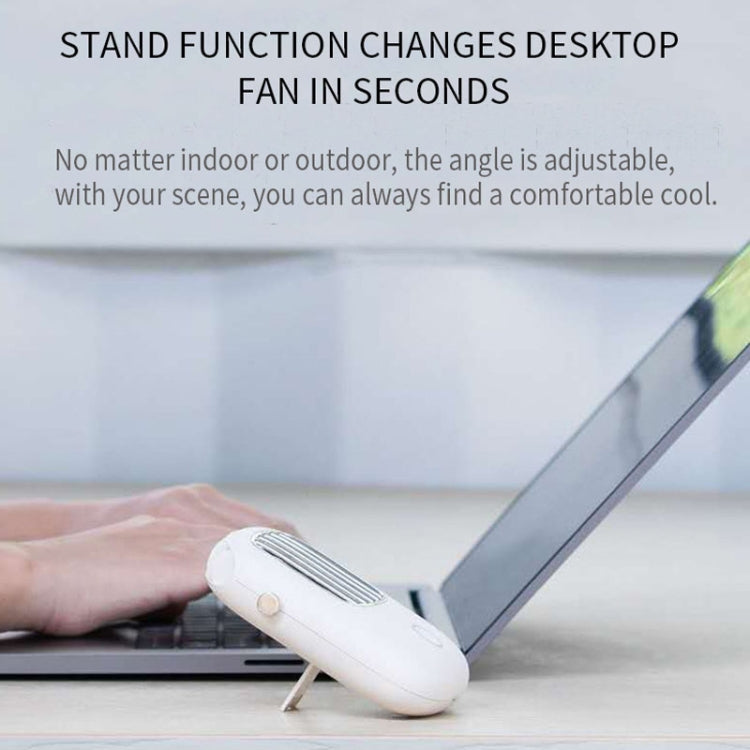 USB Charging Fan Portable Mini Hanging Neck Fan with 3 Speed Control