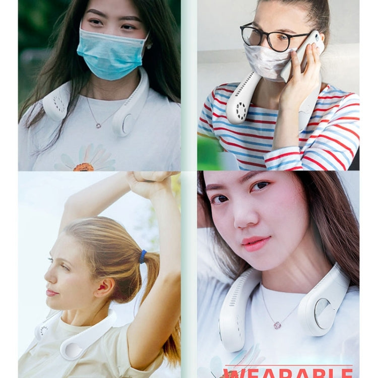 M6 Creative Adjustable Mute Hanging Neck Type Electric Fan