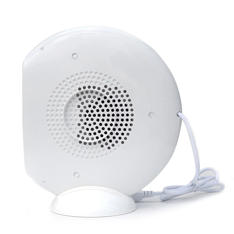 1000W Winter Mini Electric Fan Heater Desktop Household Radiator Energy Saving, US Plug(White)