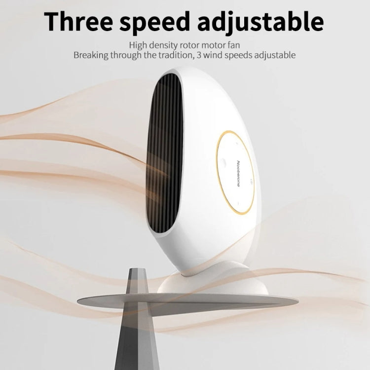 1000W Winter Mini Electric Fan Heater Desktop Household Radiator Energy Saving, EU Plug(White)