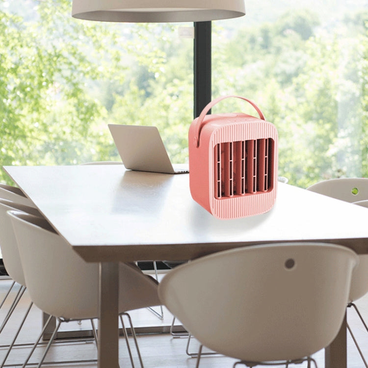 Portable Home Desktop Silent Mini Chargeable Fan (White)