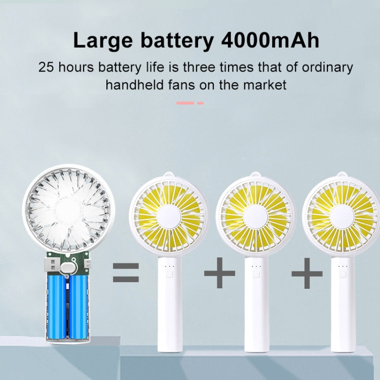 WT-F30 Multi-function Adjustable USB Charging Handheld Electric Fan, 4 Speed Control