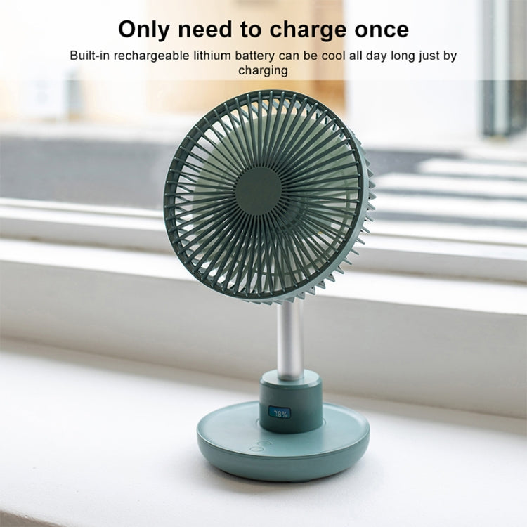 GXZ-F825 Adjustable USB Charging Electronic Display Desktop Electric Fan, 3 Speed Control