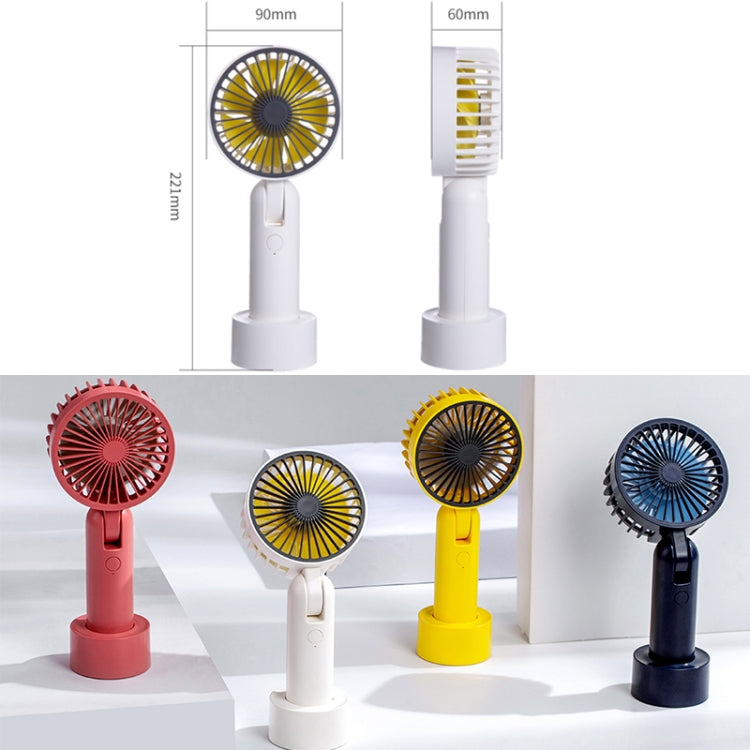 GXZ-F828 Multi-function Adjustable USB Charging Handheld Desktop Electric Fan, 3 Speed Control