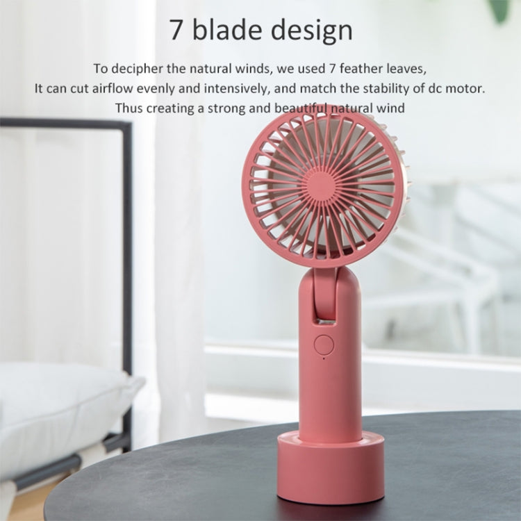 GXZ-F828 Multi-function Adjustable USB Charging Handheld Desktop Electric Fan, 3 Speed Control