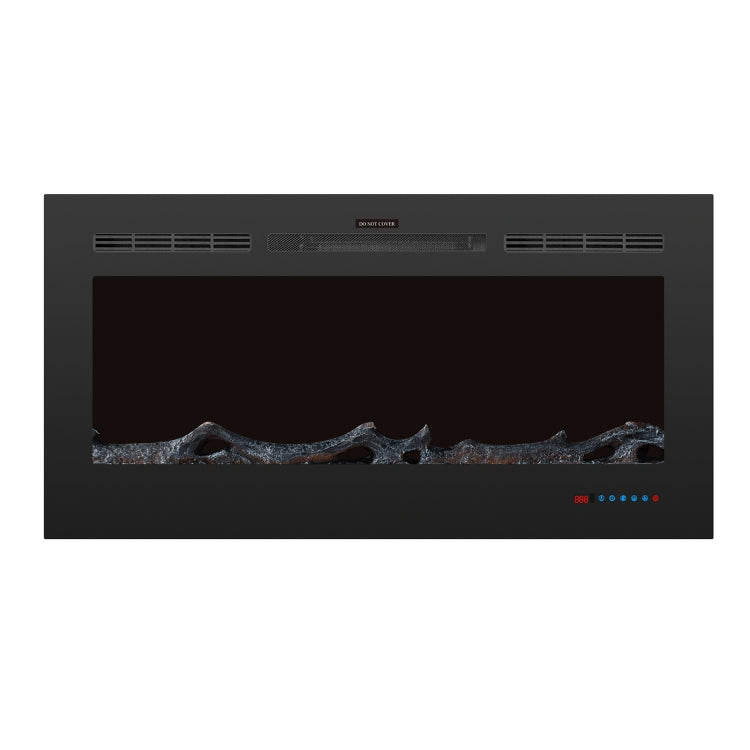 [EU Warehouse] 750/1500W 42 inch Embedded LED Flame Electric Fireplace Heater with Timer & Remote Control & Touch Screen Function