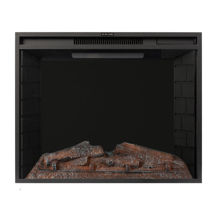 [EU Warehouse] 750/1500W 28 inch Embedded LED Flame Electric Fireplace Heater with Timer & Remote Control & Touch Screen Function