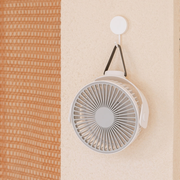 F35 Mini Adjustable USB Charging Desktop Electric Ceiling Fan, 4 Speed Control