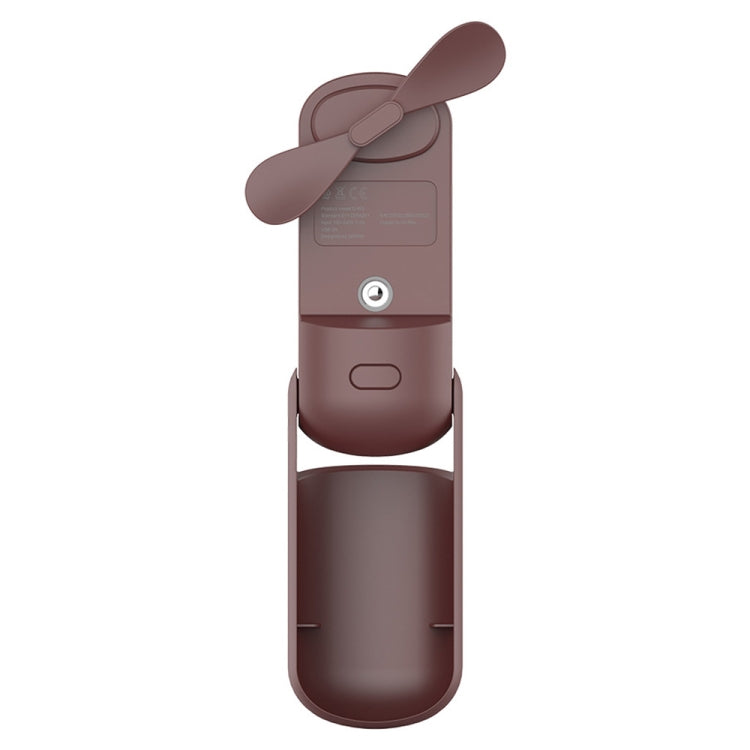 QW-F11 Mini Foldable Handheld Desktop Spray Humidifying Electric Fan, with 3 Speed Control