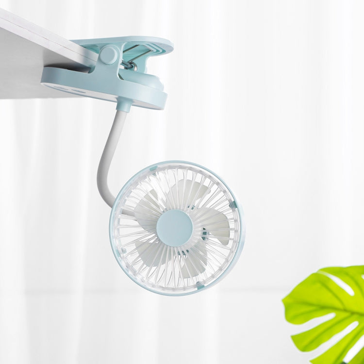 QW-F13 Multi-function Mini USB Charging Mute Clip Electric Fan Table Lamp, with 3 Speed Control