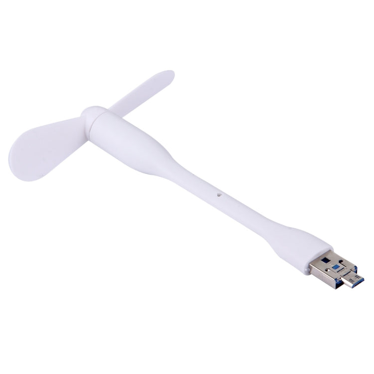 2 in 1 Portable Micro USB Port Mini Fan, For Laptops / Android Phones with OTG Function