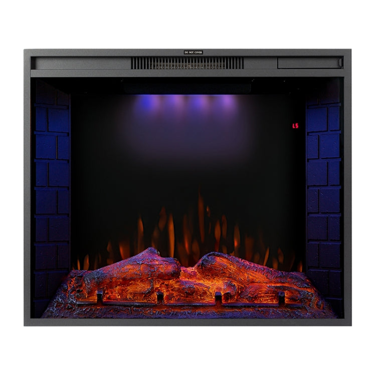 [EU Warehouse] 750W / 1500W 30 inch In Wall Electric Fireplace with Three Kinds LED Lights & 5 Levels Flame Adjustment & Remote Control & Timing Function