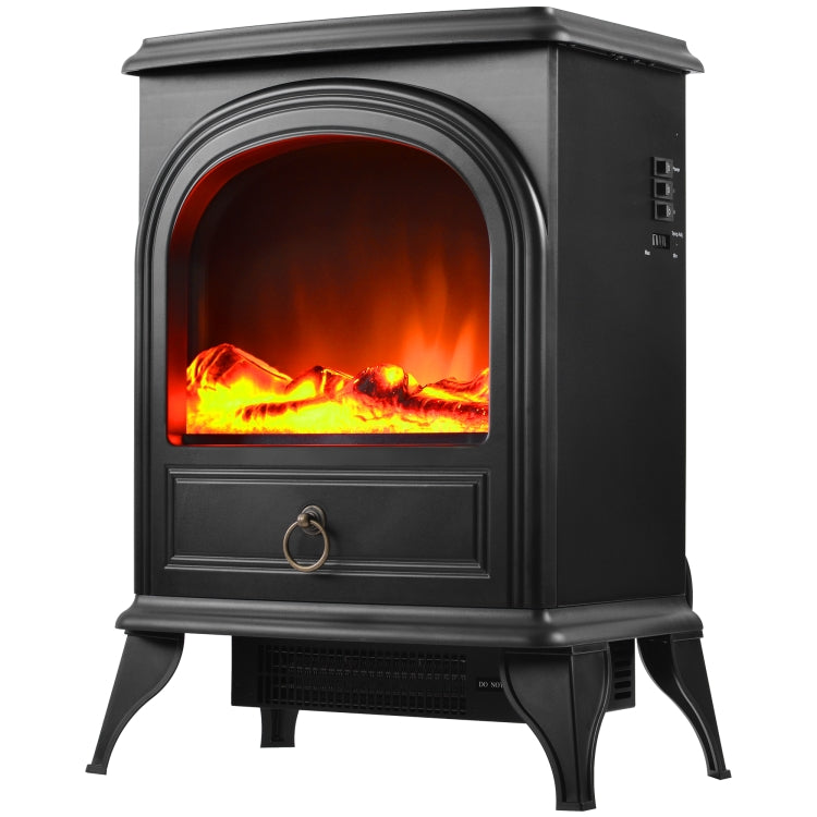 [EU Warehouse] 750W / 1800W Electric Fireplace Compact Stove with Fire Flame Effect