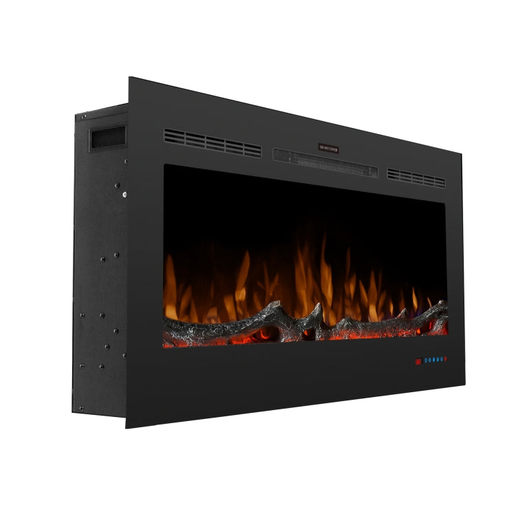 [UK Warehouse] 750W / 1500W 42 inch In Wall Electric Fireplace with Three Kinds LED Lights & 5 Levels Flame Adjustment & Remote Control & Timing Function