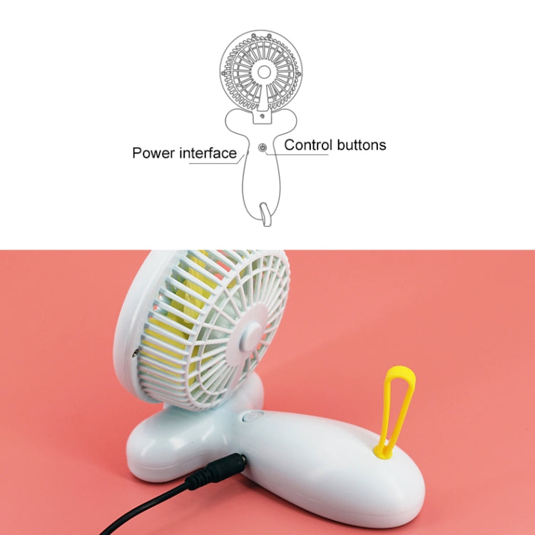 LT-S282 Portable  USB Handheld Small Fan (Blue)