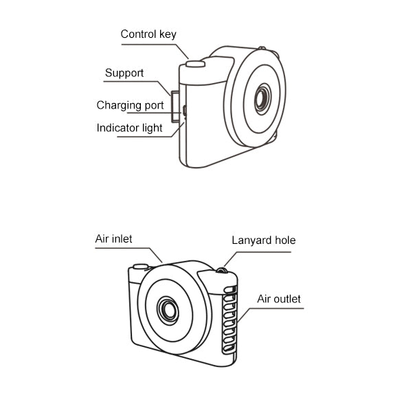 LT-S 3154 Portable Handheld Camera Fan