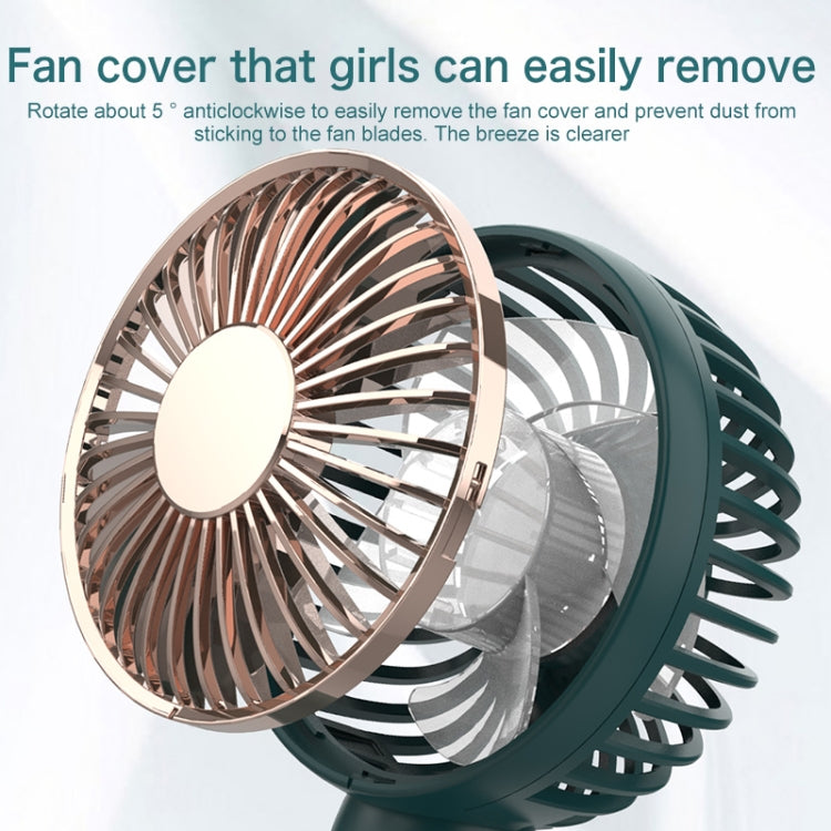D303 Multi-function Adjustable USB Charging Handheld Desktop Mini Electric Fan, 3 Speed Control