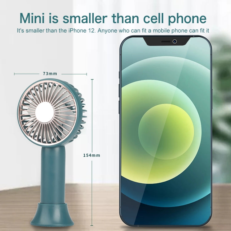 D303 Multi-function Adjustable USB Charging Handheld Desktop Mini Electric Fan, 3 Speed Control