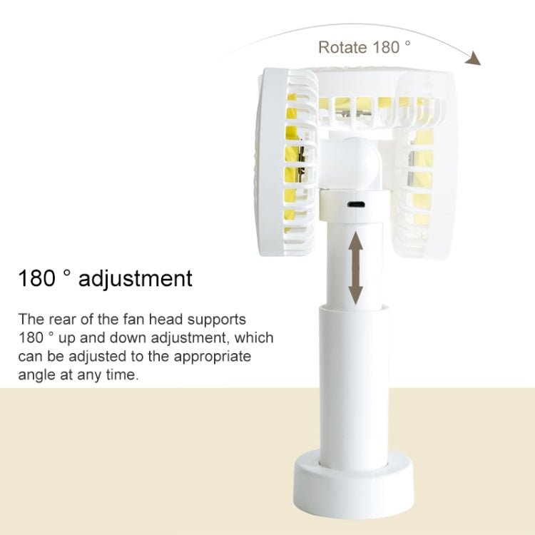 LLD-23 1.3-4.7W Portable 3 Speed Control USB Charging Multi-dimensional Telescopic Mute Fan