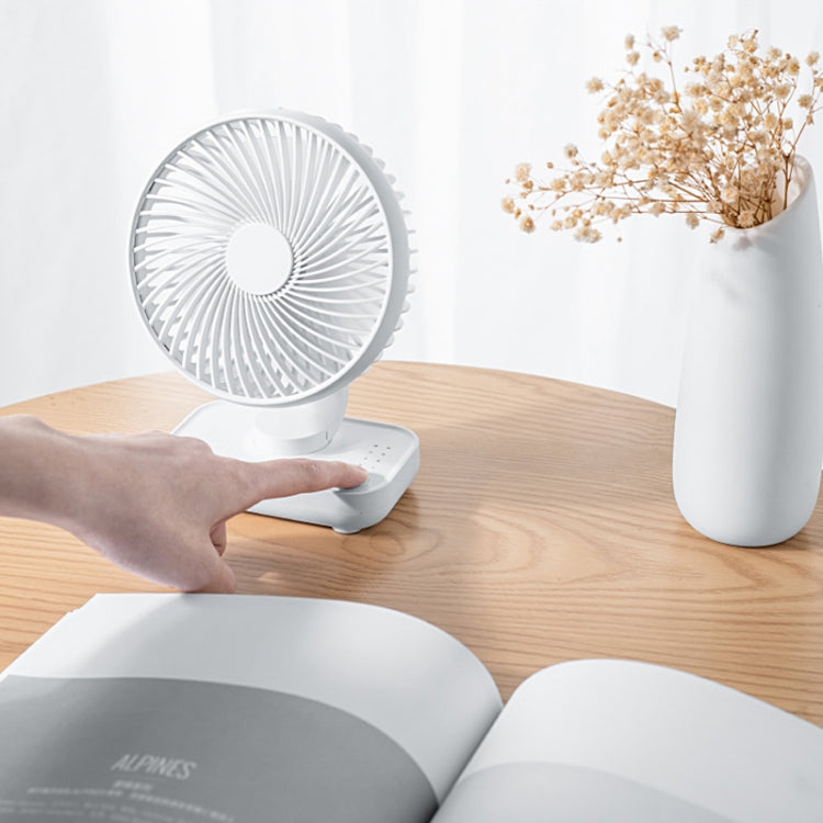 D606 4W USB Rechargeable Portable Four-speed Adjustable Desktop Fan