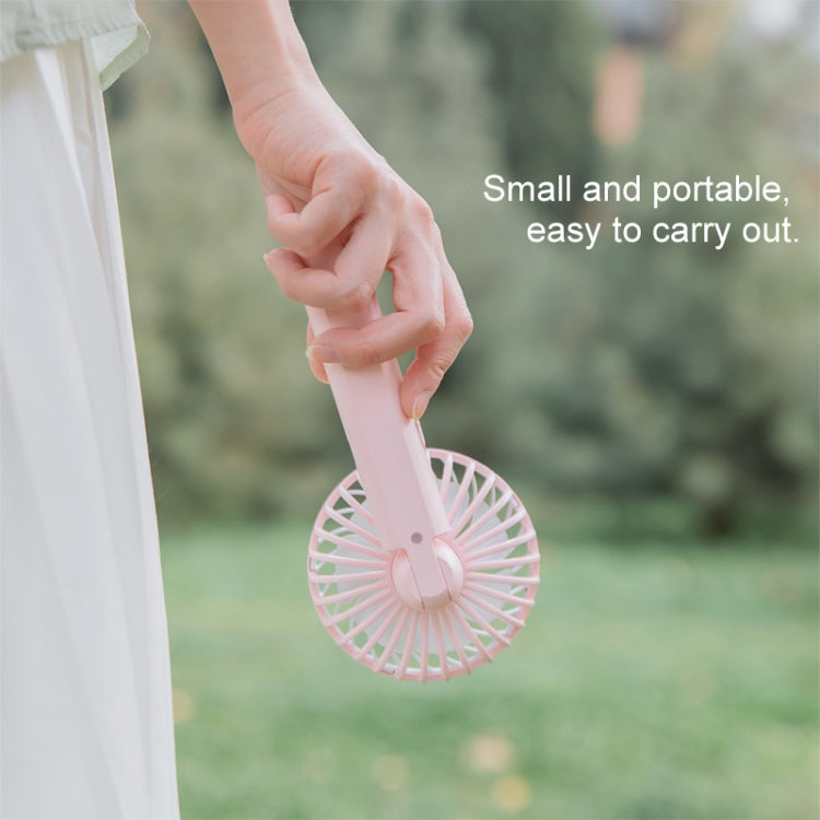LLD-21 3.2-5.2W Splittable Shakeable 3-speed Control Cool Handheld Fan with Humidifier + Charging + Storage Integrated Base, Water Tank Capacity: 300ml(Pink)
