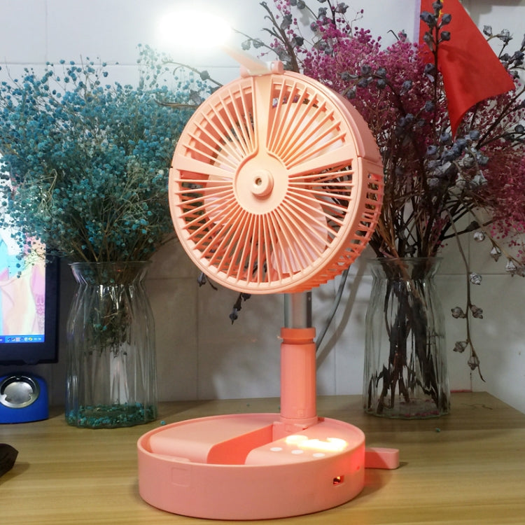 Humidifying and Moisturizing Spray Fan USB Charging Desktop Portable Folding Fan