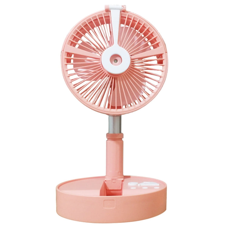 Humidifying and Moisturizing Spray Fan USB Charging Desktop Portable Folding Fan