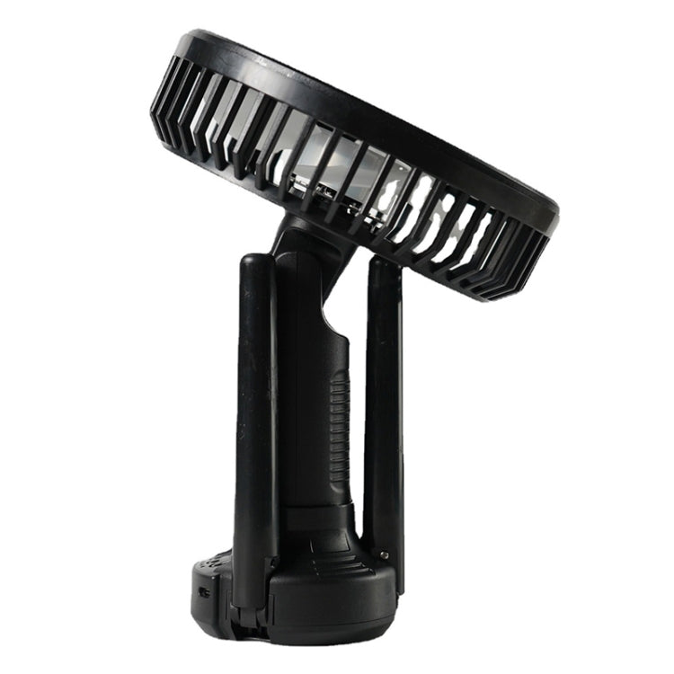 X70 Tripod Folding Shaking Head Desktop Small Fan (Black)