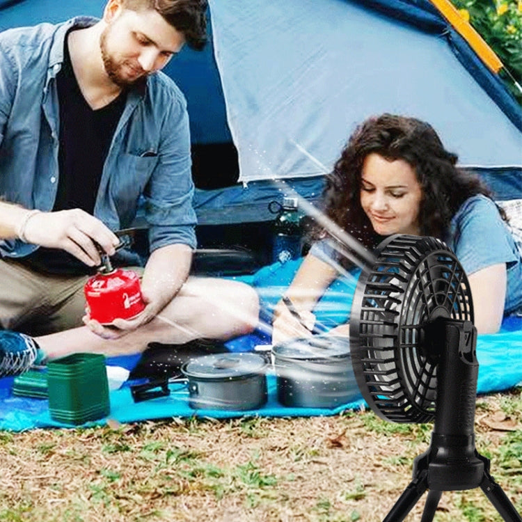 X70 Tripod Folding Shaking Head Desktop Small Fan (Black)