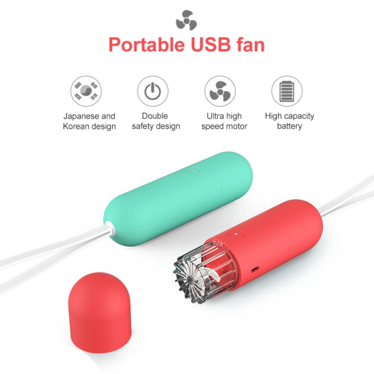Capsule Portable USB Fan, Battery Capacity: 1200mAh