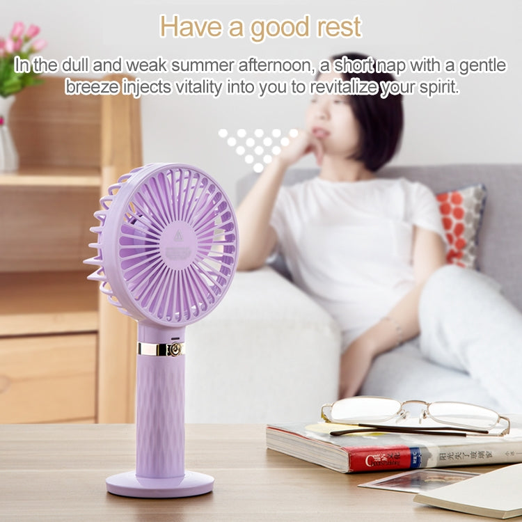 S8 Portable Mute Handheld Desktop Electric Fan, with 3 Speed Control