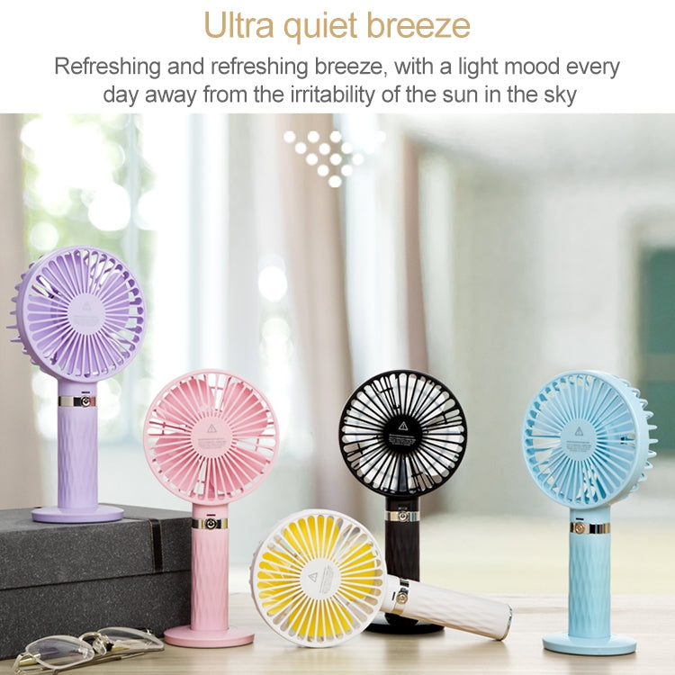 S8 Portable Mute Handheld Desktop Electric Fan, with 3 Speed Control