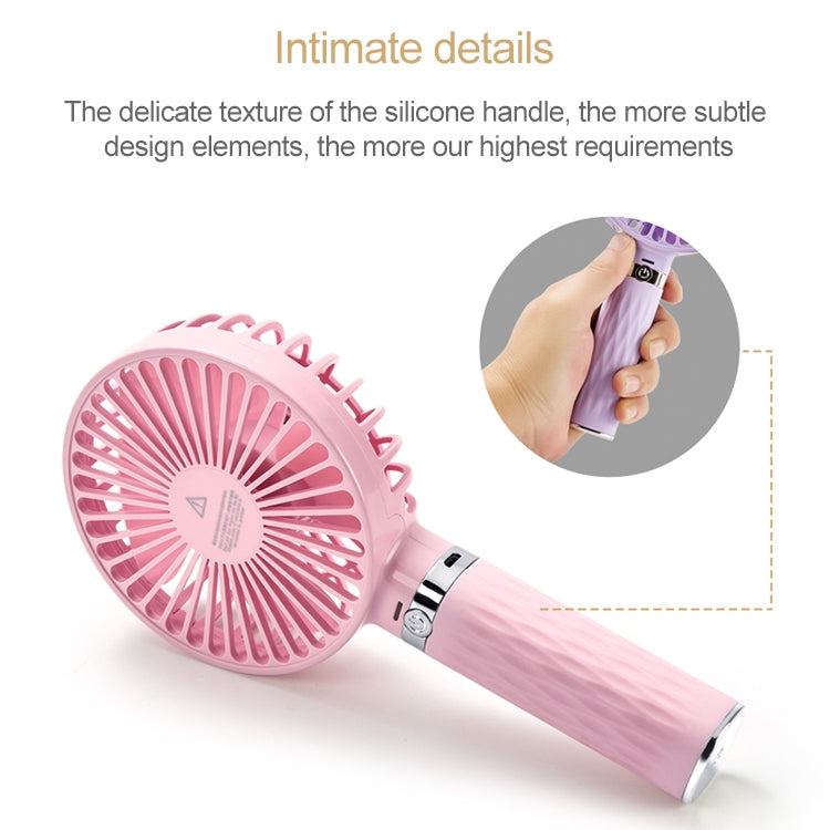 S8 Portable Mute Handheld Desktop Electric Fan, with 3 Speed Control