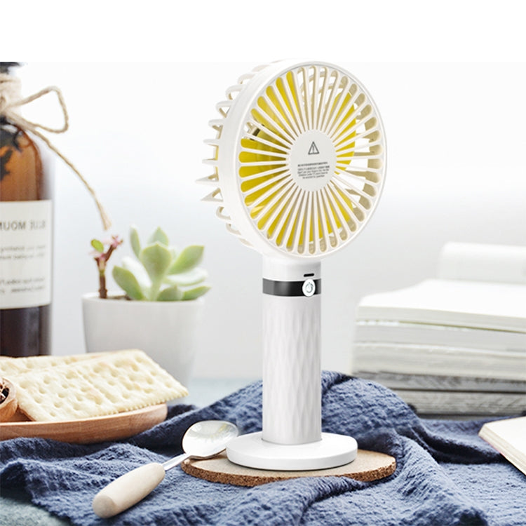 S8 Portable Mute Handheld Desktop Electric Fan, with 3 Speed Control