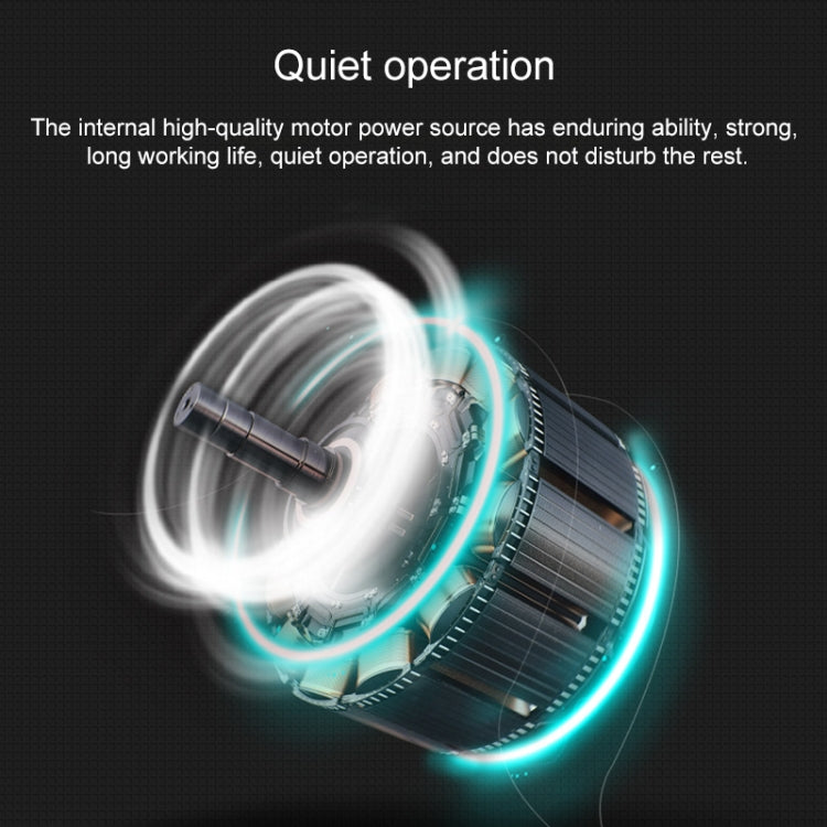 220V Portable Household Dormitory Mute Clip Base Mini Electric Fan, Timing Version, Length: 3.5m
